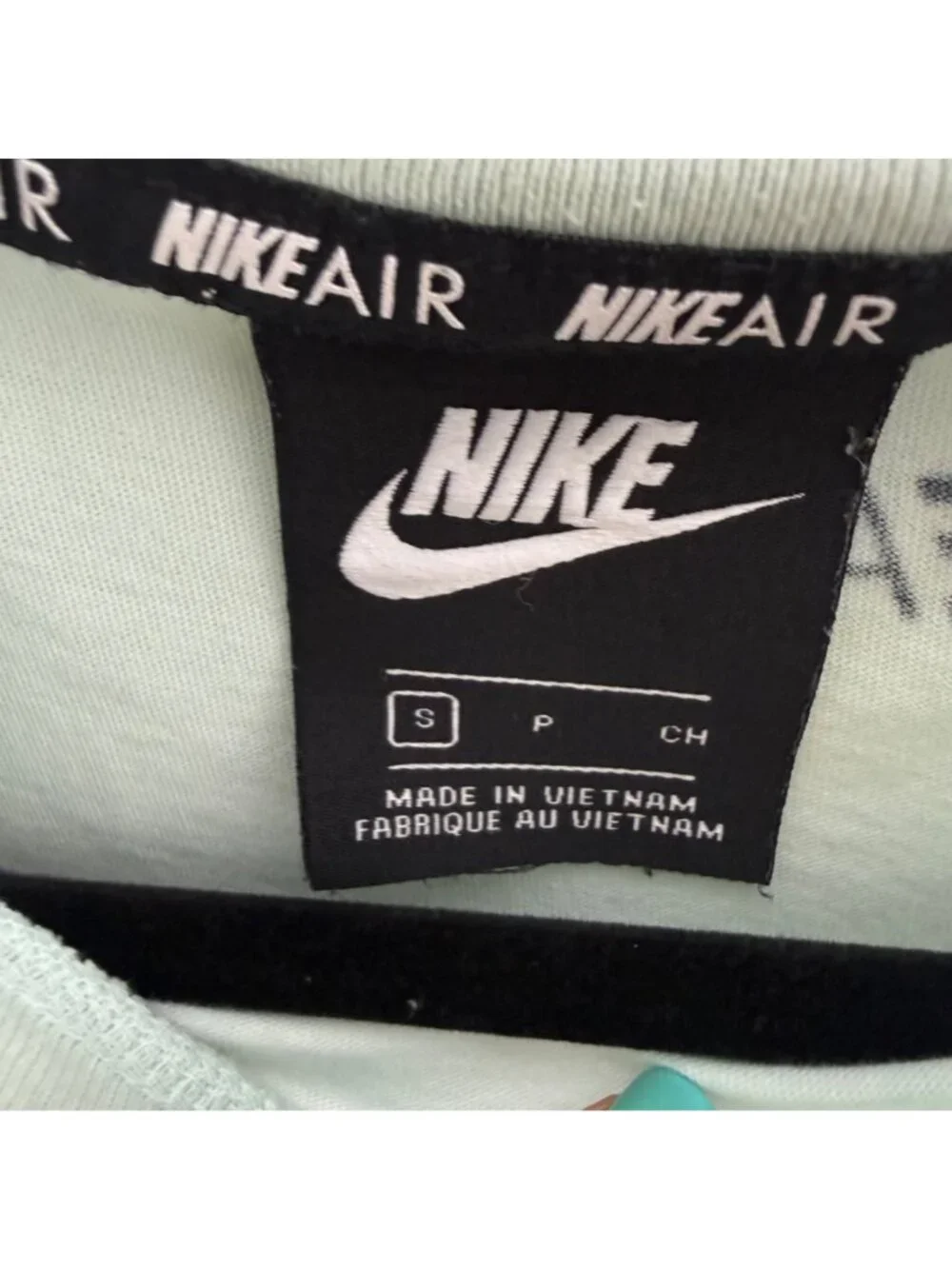 Nike Air Womens Sleeveless Tank Top Light Blue Size Small